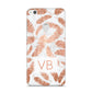 Personalised Leaf Marble Initials Huawei P8 Lite Case