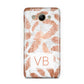 Personalised Leaf Marble Initials Huawei Y3 2017