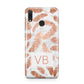 Personalised Leaf Marble Initials Huawei Y9 2019