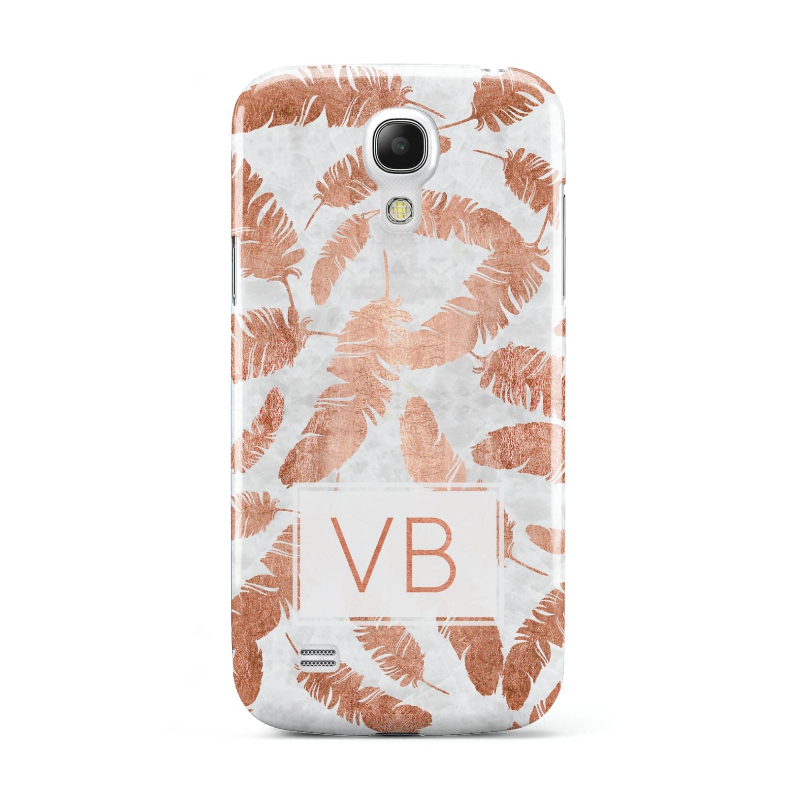 Personalised Leaf Marble Initials Samsung Galaxy S4 Mini Case