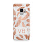 Personalised Leaf Marble Initials Samsung Galaxy S9 Case