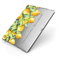 Personalised Lemon Bunches Apple iPad Case on Grey iPad Side View