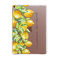 Personalised Lemon Bunches Apple iPad Rose Gold Case