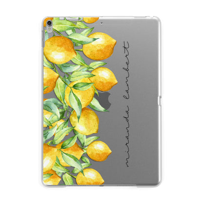 Personalised Lemon Bunches Apple iPad Silver Case