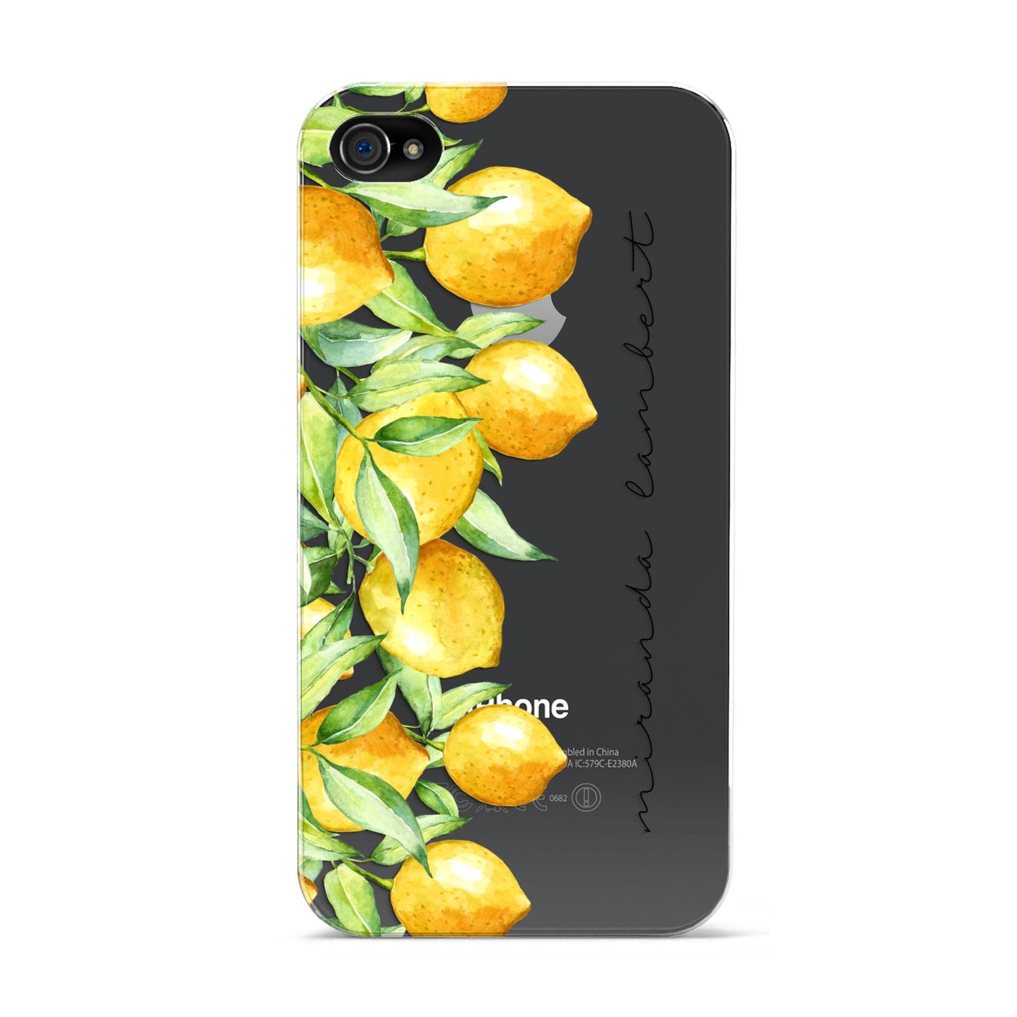 Personalised Lemon Bunches Apple iPhone 4s Case