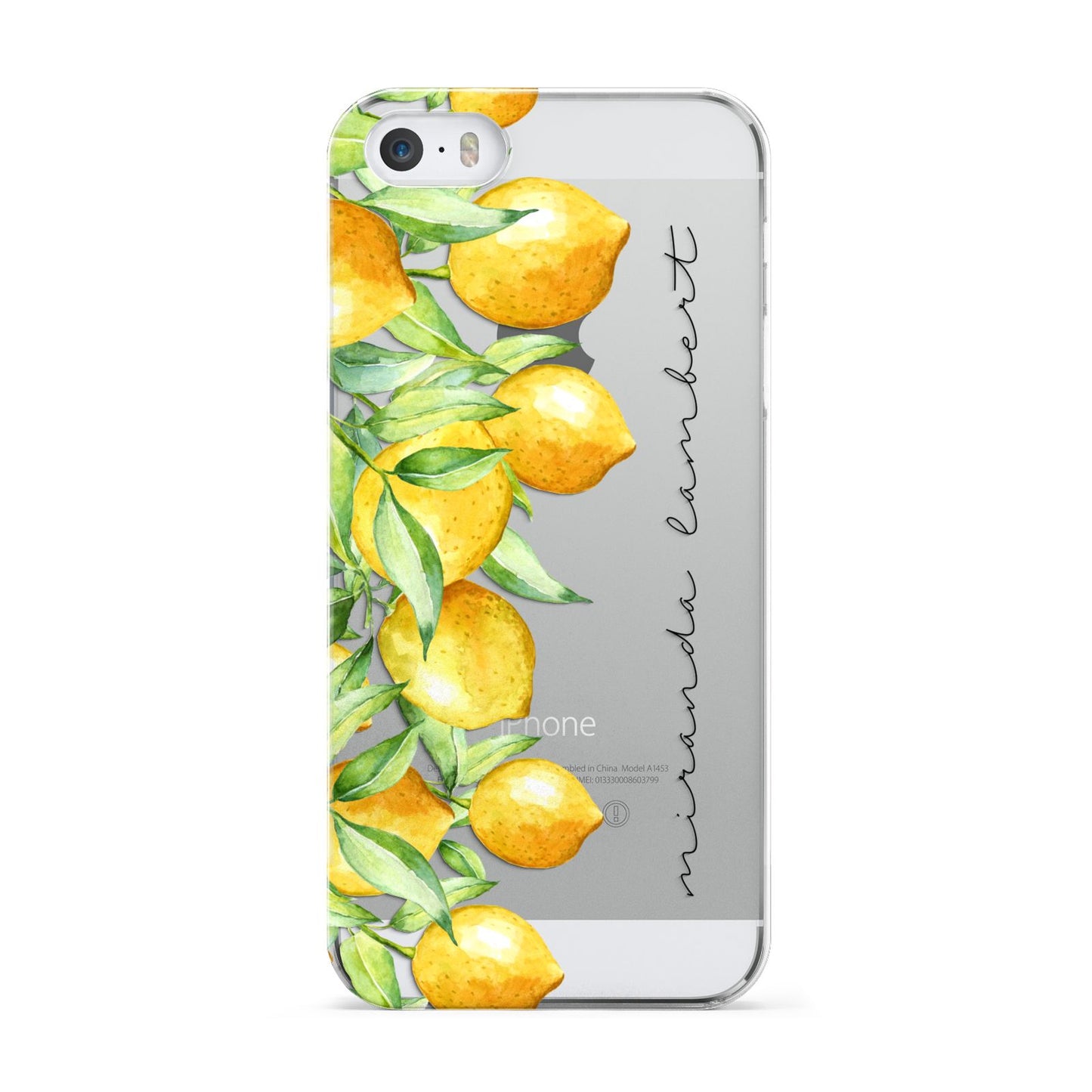 Personalised Lemon Bunches Apple iPhone 5 Case