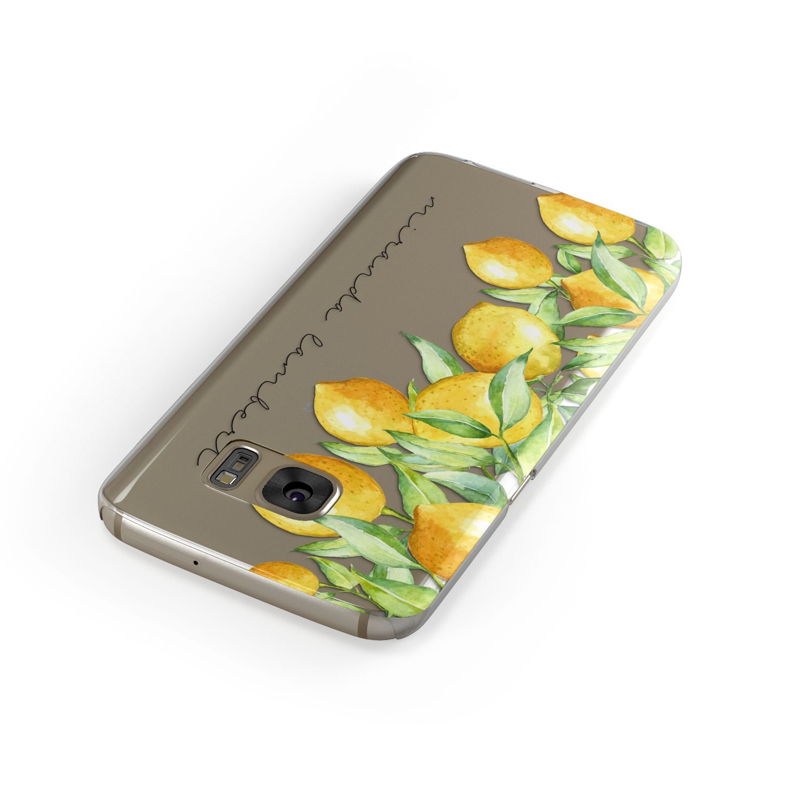 Personalised Lemon Bunches Samsung Galaxy Case Front Close Up