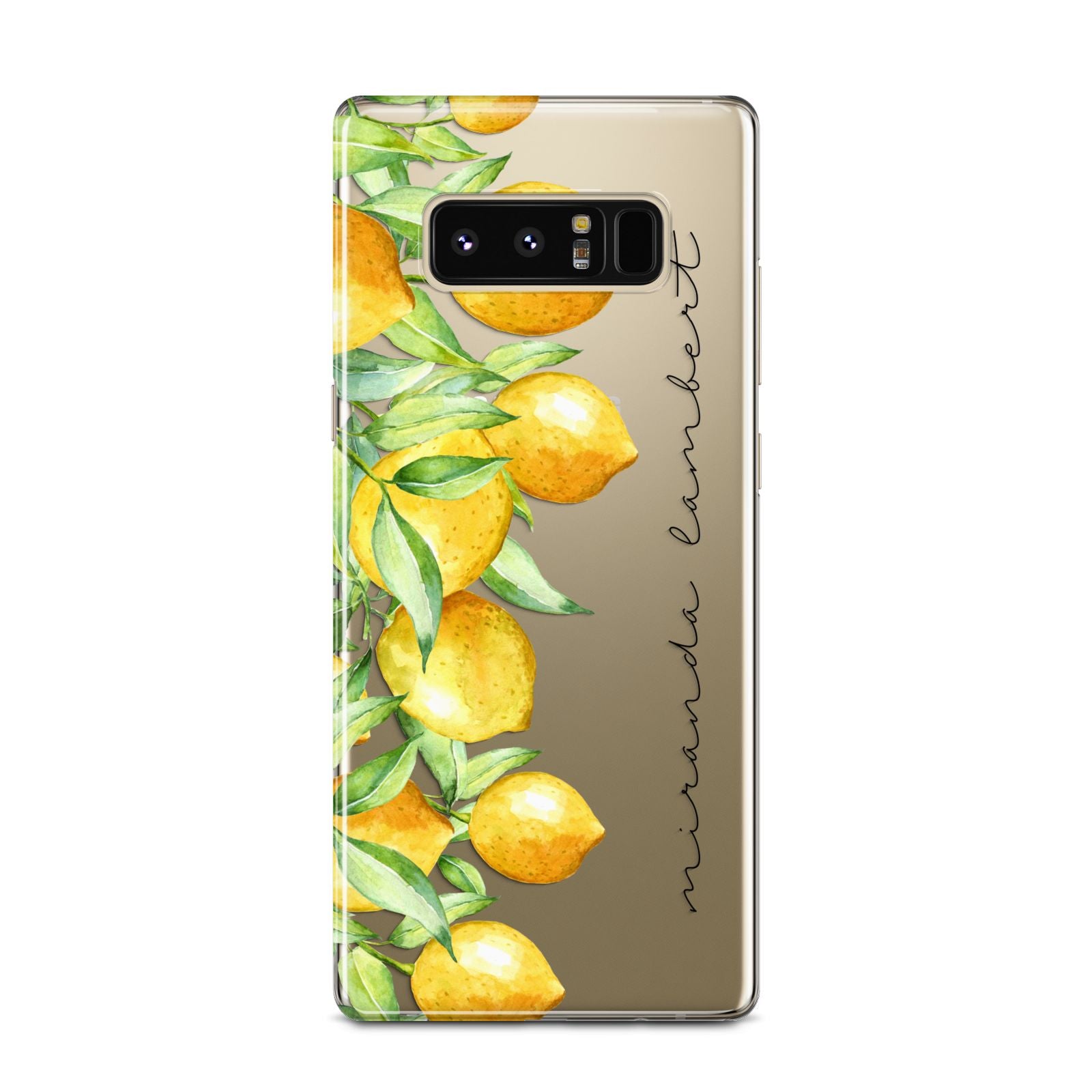 Personalised Lemon Bunches Samsung Galaxy Note 8 Case
