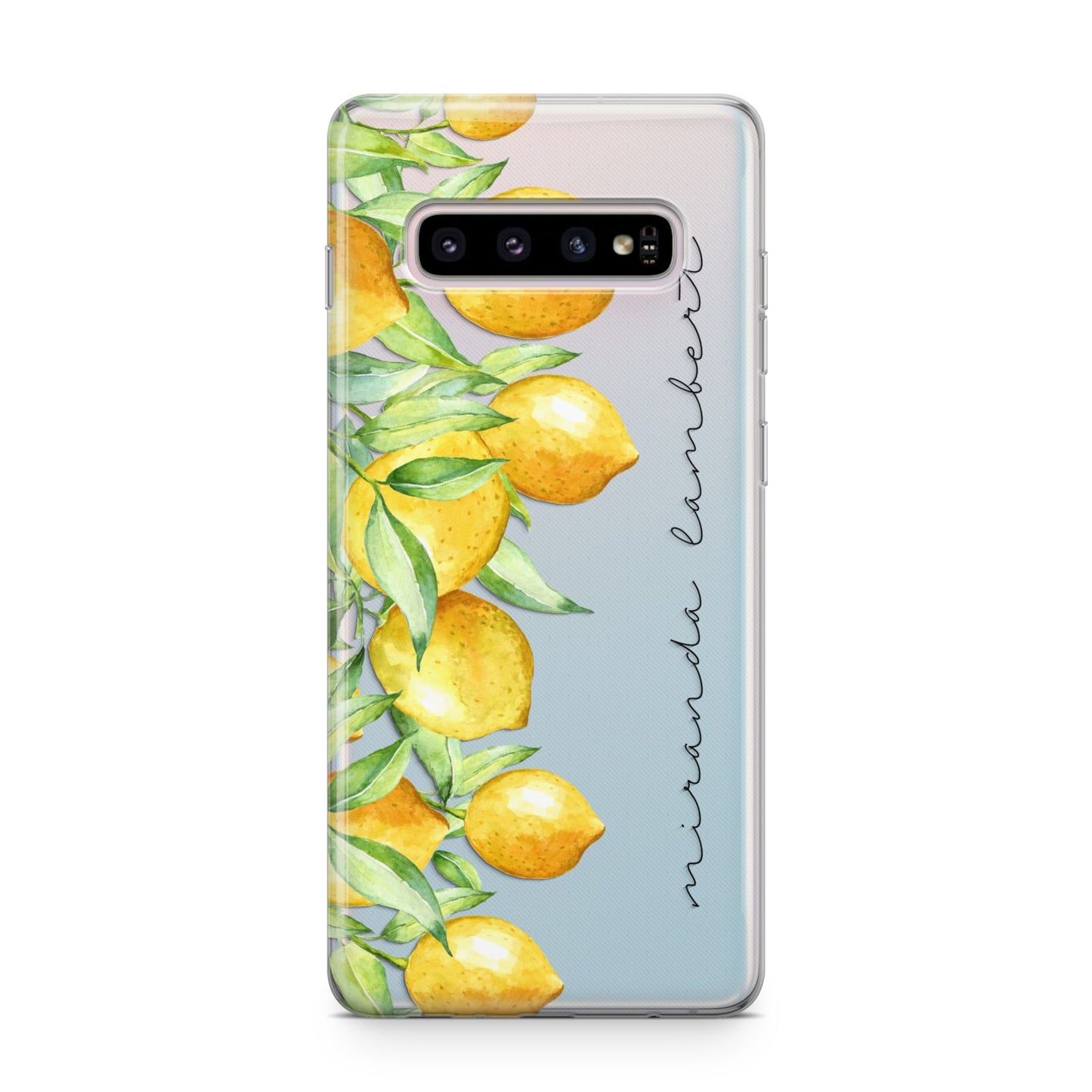 Personalised Lemon Bunches Samsung Galaxy S10 Plus Case