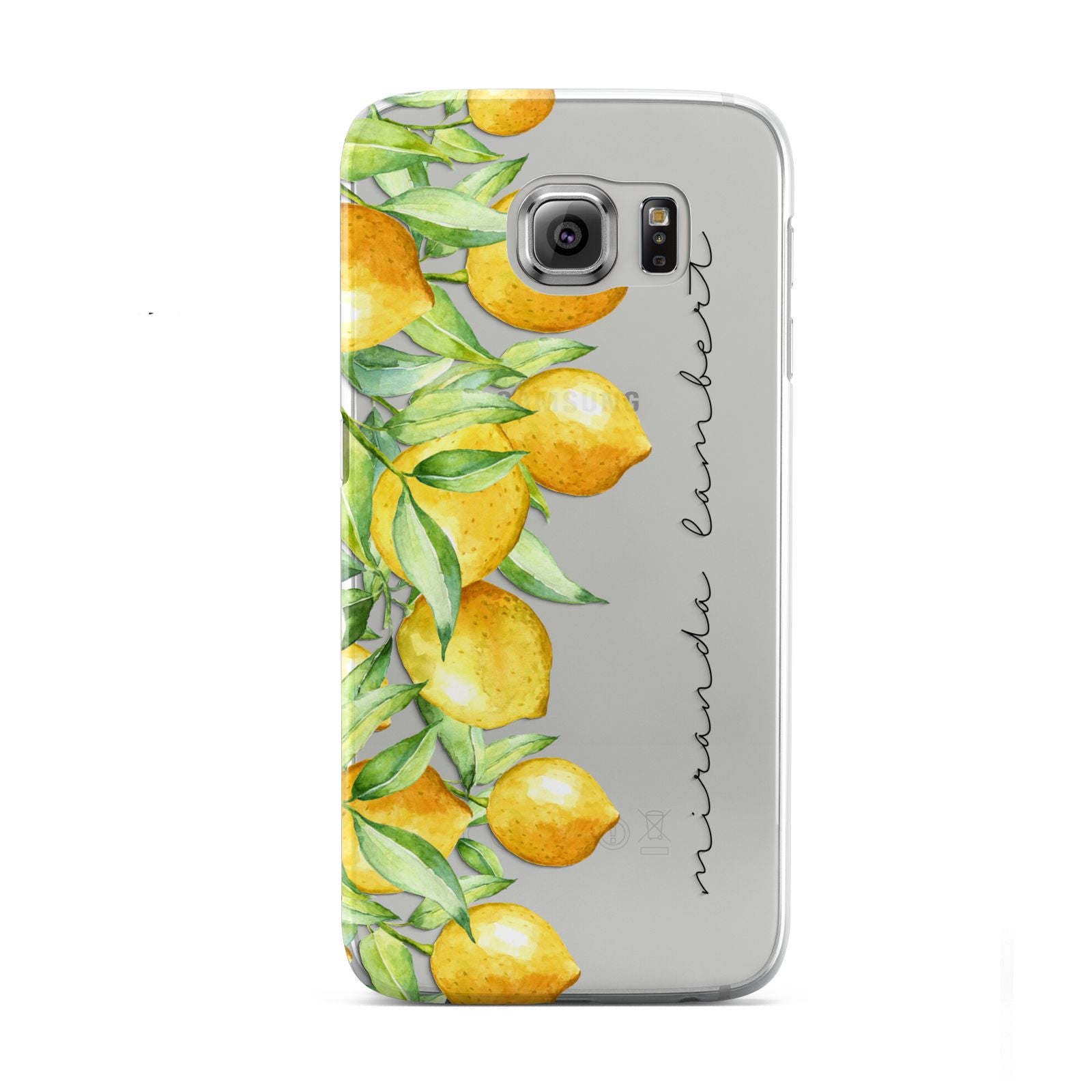 Personalised Lemon Bunches Samsung Galaxy S6 Case