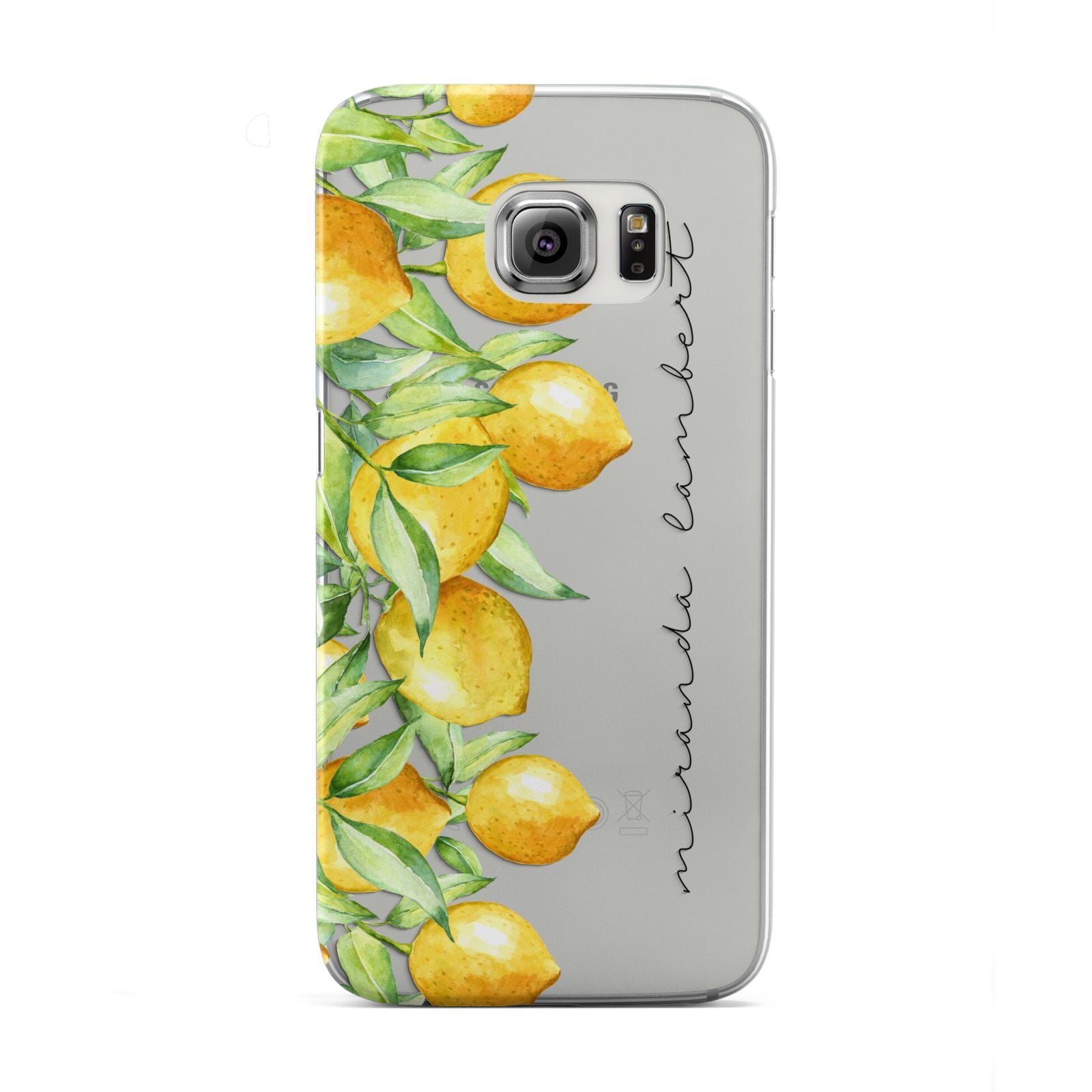 Personalised Lemon Bunches Samsung Galaxy S6 Edge Case