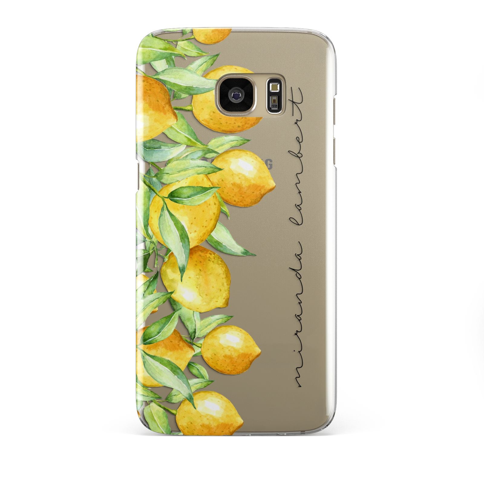 Personalised Lemon Bunches Samsung Galaxy S7 Edge Case
