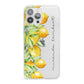 Personalised Lemon Bunches iPhone 13 Pro Max Clear Bumper Case