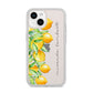 Personalised Lemon Bunches iPhone 14 Clear Tough Case Starlight