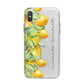 Personalised Lemon Bunches iPhone X Bumper Case on Silver iPhone Alternative Image 1
