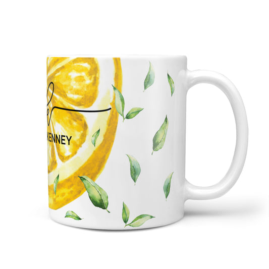 Personalised Lemon Slice 10oz Mug