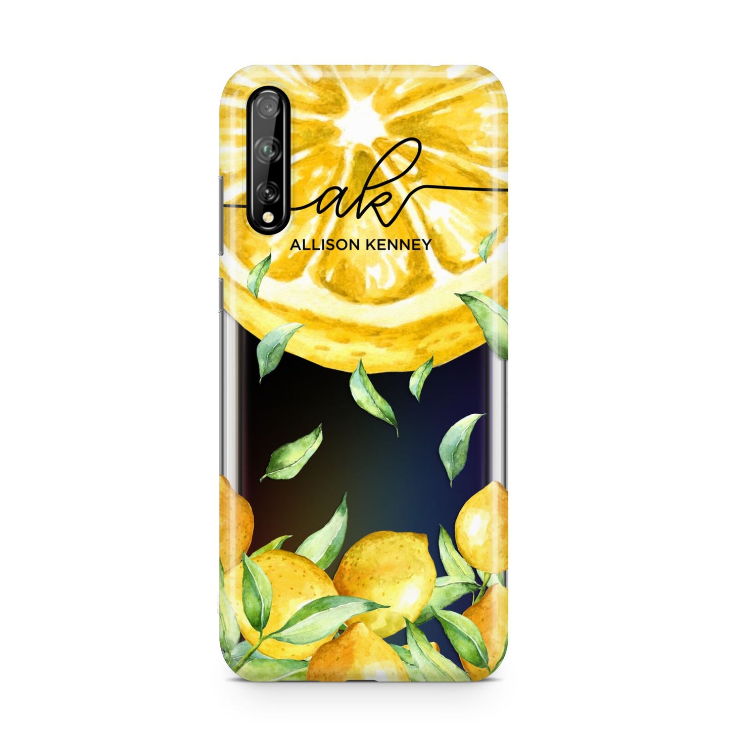 Personalised Lemon Slice Huawei Enjoy 10s Phone Case