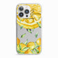Personalised Lemon Slice iPhone 13 Pro TPU Impact Case with White Edges