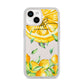 Personalised Lemon Slice iPhone 14 Clear Tough Case Starlight
