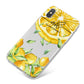 Personalised Lemon Slice iPhone X Bumper Case on Silver iPhone