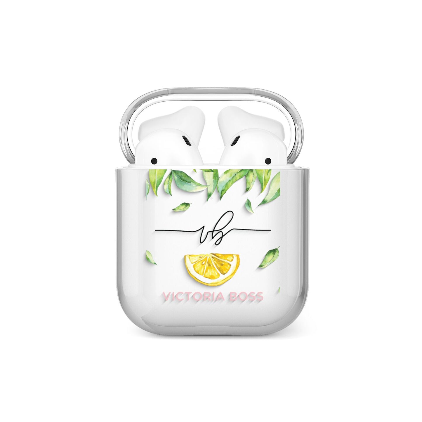 Personalised Lemon Wedge AirPods Case