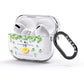 Personalised Lemon Wedge AirPods Glitter Case 3rd Gen Side Image