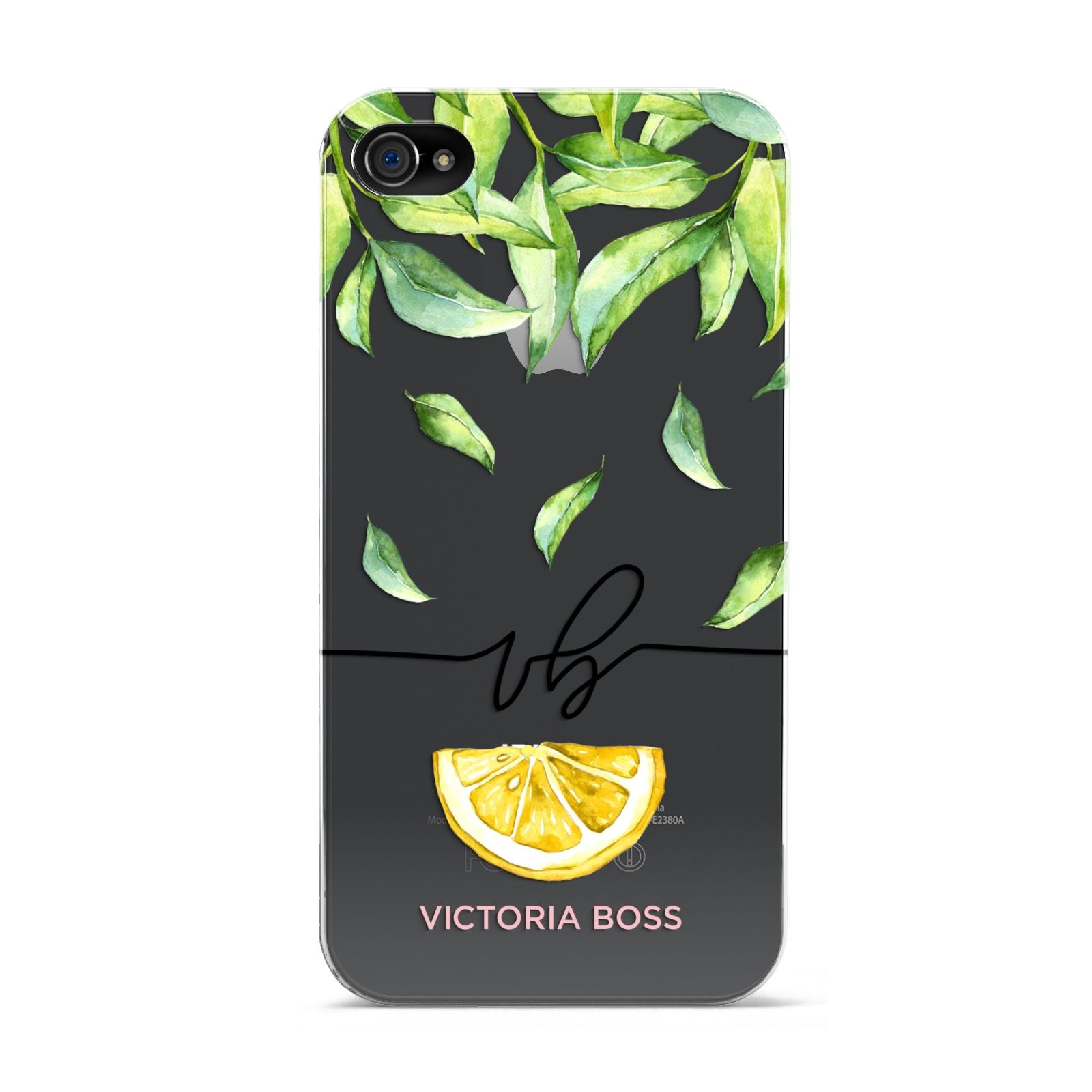 Personalised Lemon Wedge Apple iPhone 4s Case