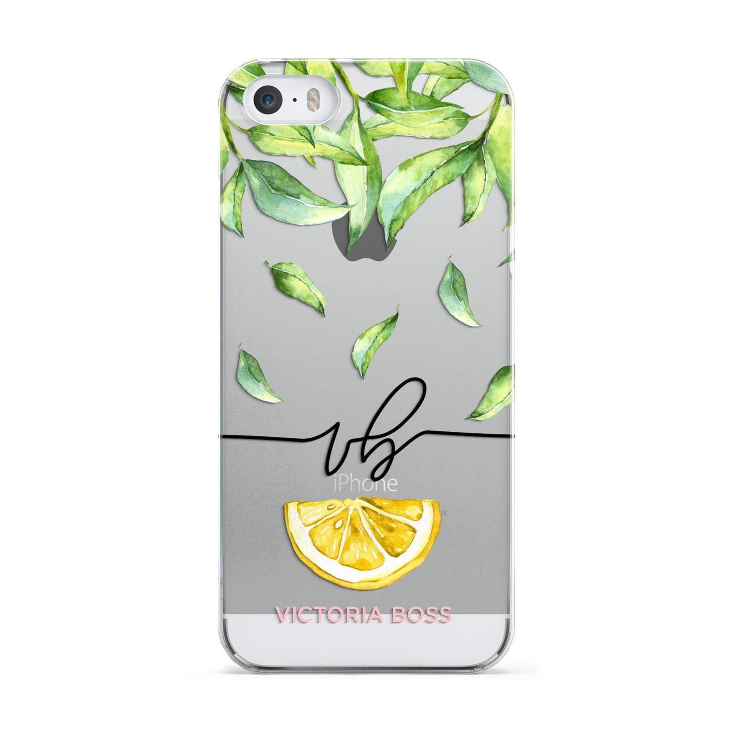 Personalised Lemon Wedge Apple iPhone 5 Case