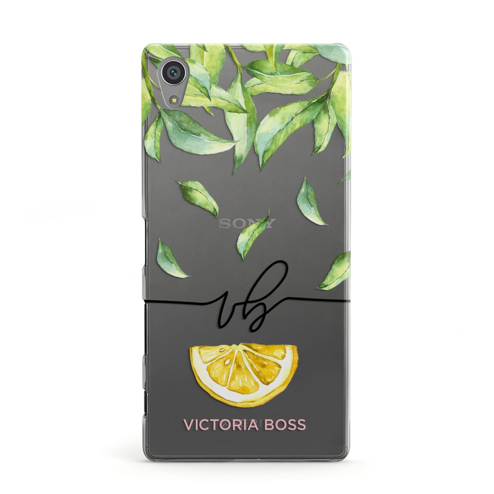 Personalised Lemon Wedge Sony Xperia Case