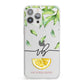 Personalised Lemon Wedge iPhone 13 Pro Max Clear Bumper Case