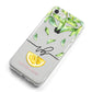 Personalised Lemon Wedge iPhone 8 Bumper Case on Silver iPhone Alternative Image