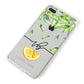Personalised Lemon Wedge iPhone 8 Plus Bumper Case on Silver iPhone Alternative Image