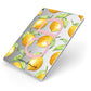 Personalised Lemons Apple iPad Case on Silver iPad Side View