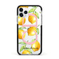 Personalised Lemons Apple iPhone 11 Pro in Silver with Black Impact Case