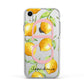 Personalised Lemons Apple iPhone XR Impact Case White Edge on Silver Phone