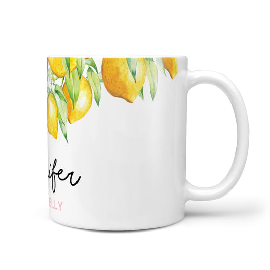 Personalised Lemons Drop 10oz Mug