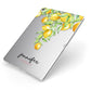 Personalised Lemons Drop Apple iPad Case on Silver iPad Side View