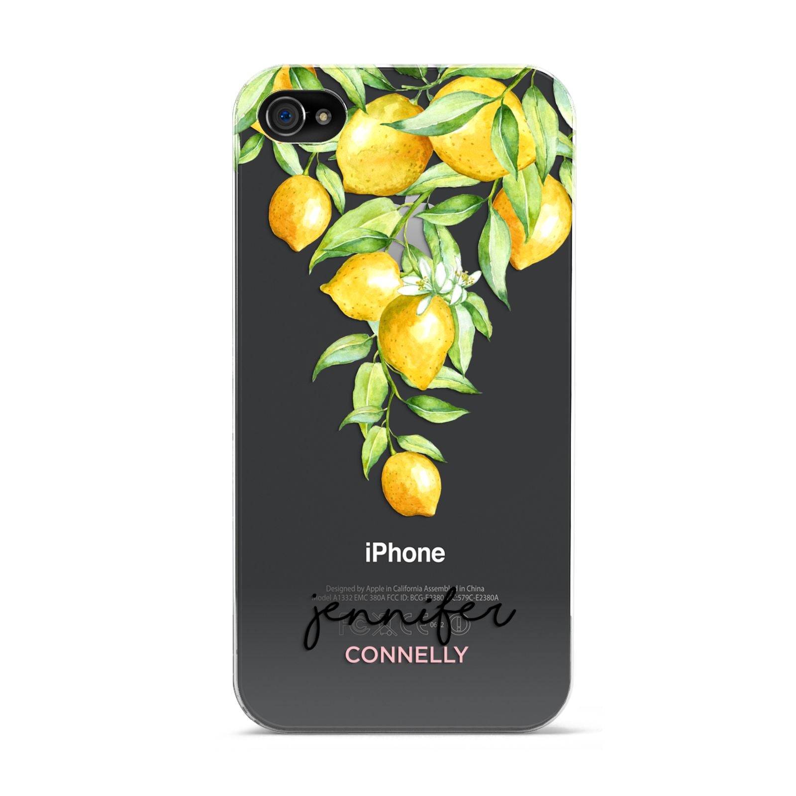 Personalised Lemons Drop Apple iPhone 4s Case