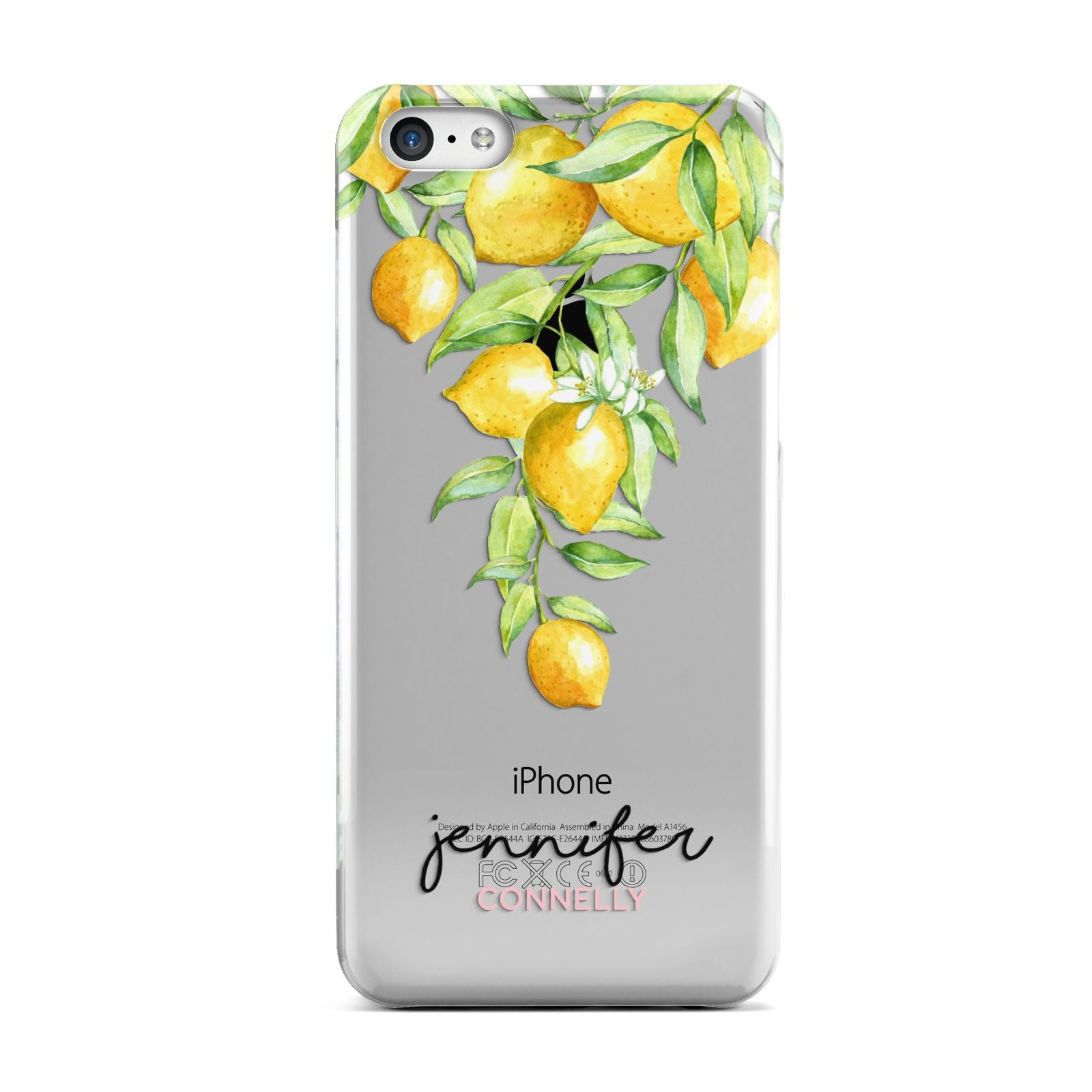 Personalised Lemons Drop Apple iPhone 5c Case