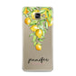 Personalised Lemons Drop Samsung Galaxy A3 2016 Case on gold phone