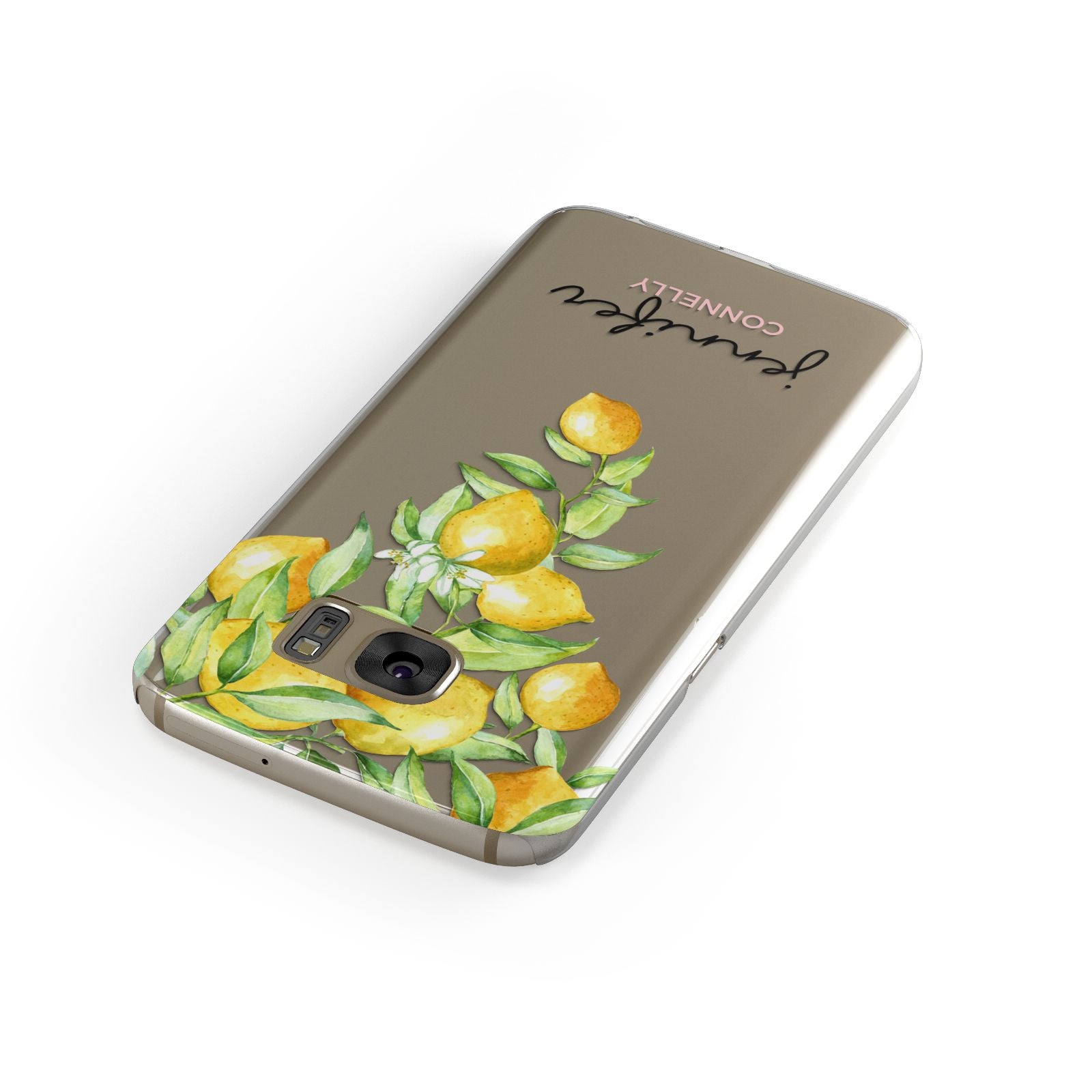 Personalised Lemons Drop Samsung Galaxy Case Front Close Up
