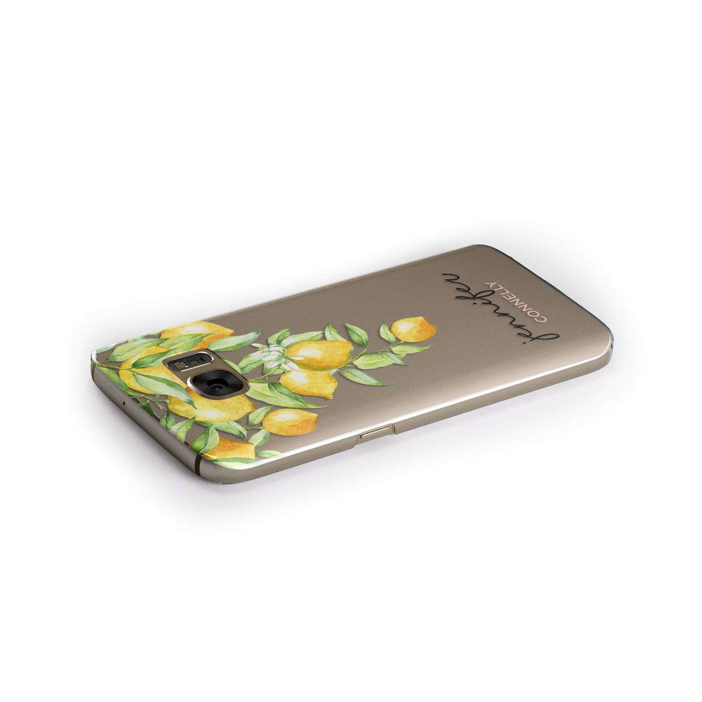Personalised Lemons Drop Samsung Galaxy Case Side Close Up