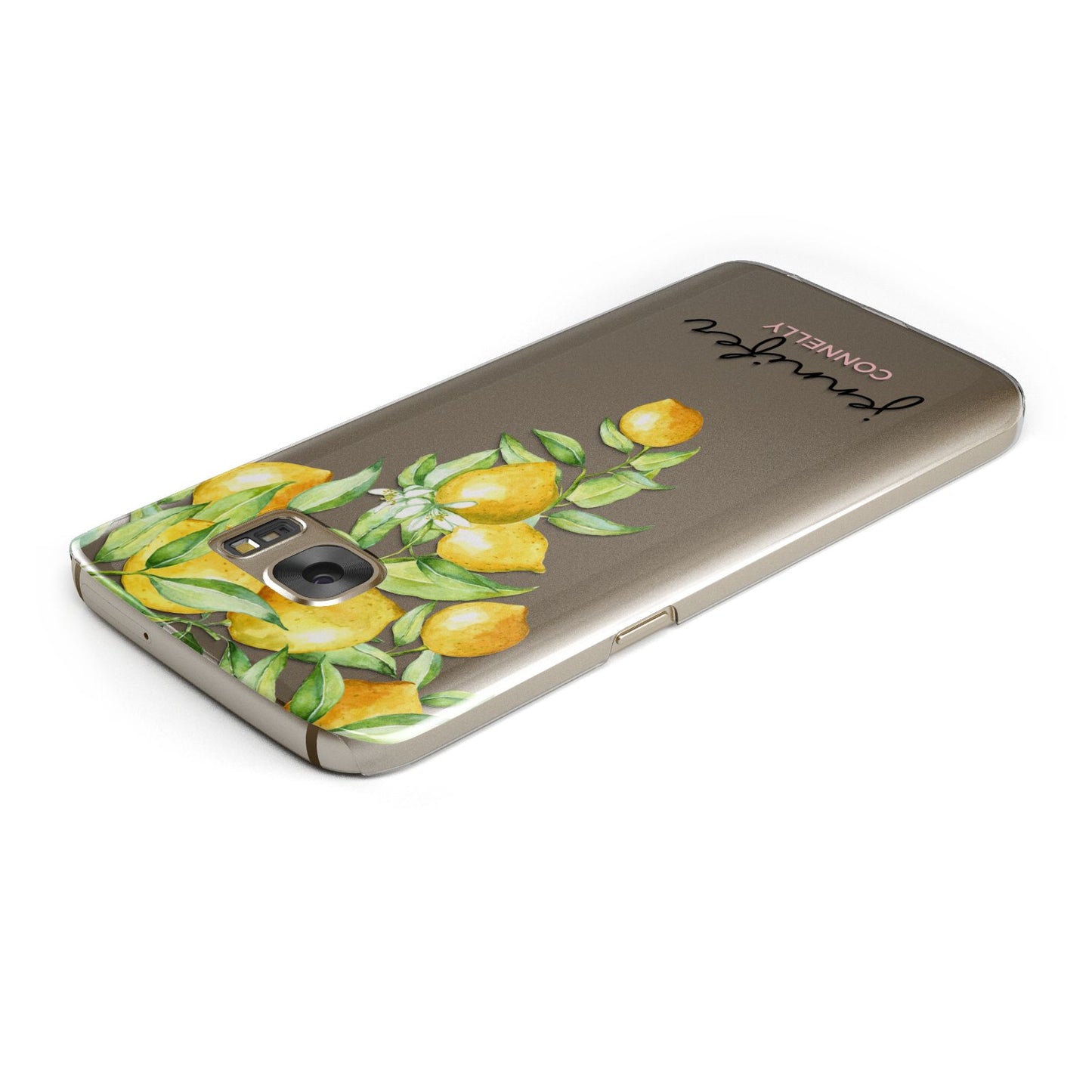 Personalised Lemons Drop Samsung Galaxy Case Top Cutout