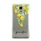 Personalised Lemons Drop Samsung Galaxy Note 4 Case