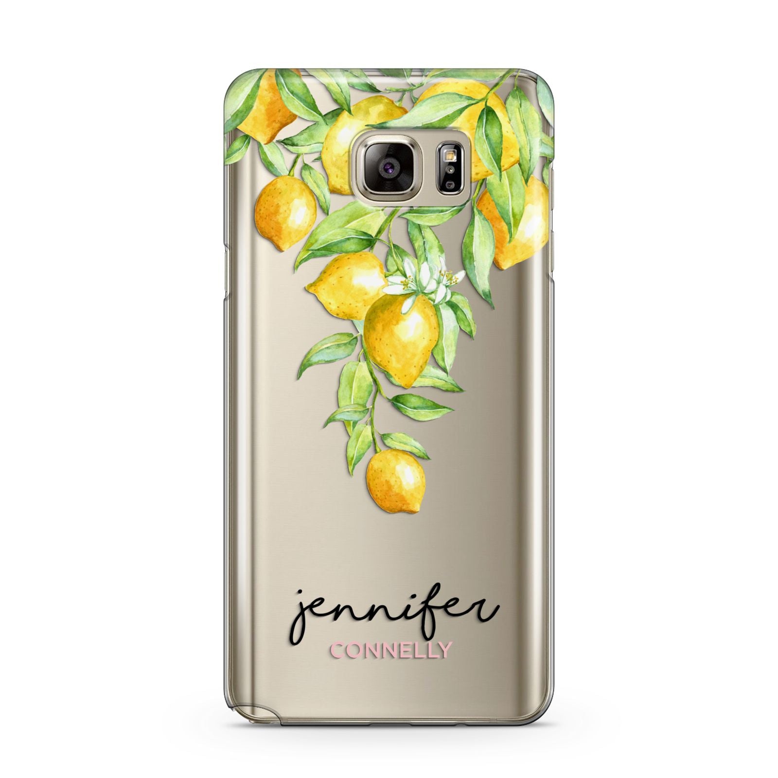 Personalised Lemons Drop Samsung Galaxy Note 5 Case
