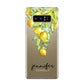Personalised Lemons Drop Samsung Galaxy Note 8 Case