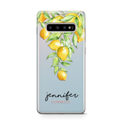 Personalised Lemons Drop Samsung Galaxy S10 Case
