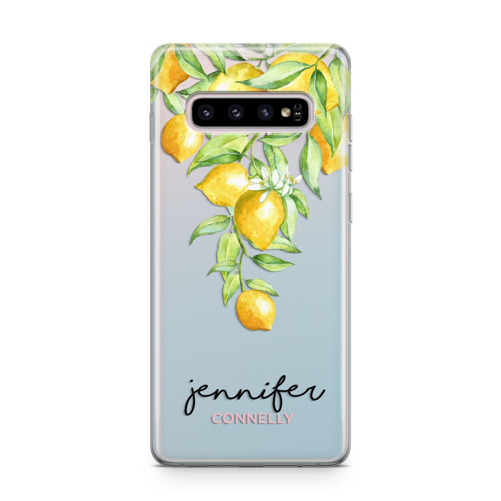 Personalised Lemons Drop Samsung Galaxy S10 Plus Case