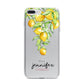 Personalised Lemons Drop iPhone 7 Plus Bumper Case on Silver iPhone