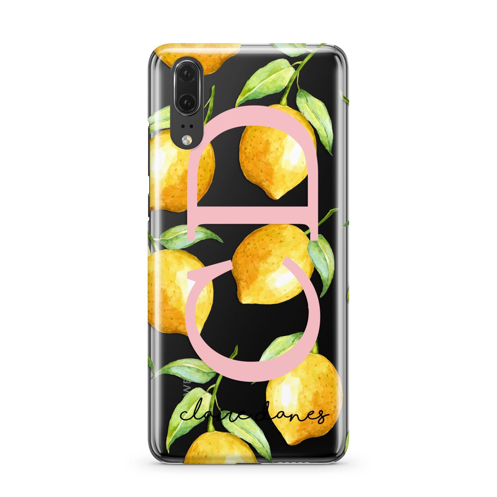 Personalised Lemons Huawei P20 Phone Case
